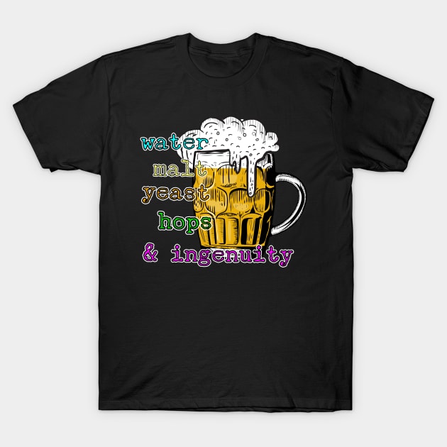 Beer Mug T-Shirt by TheFatWizard